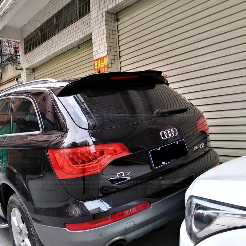 Alerón de techo trasero ABS negro brillo para Audi Q7 2007-2015 - imagen 2
