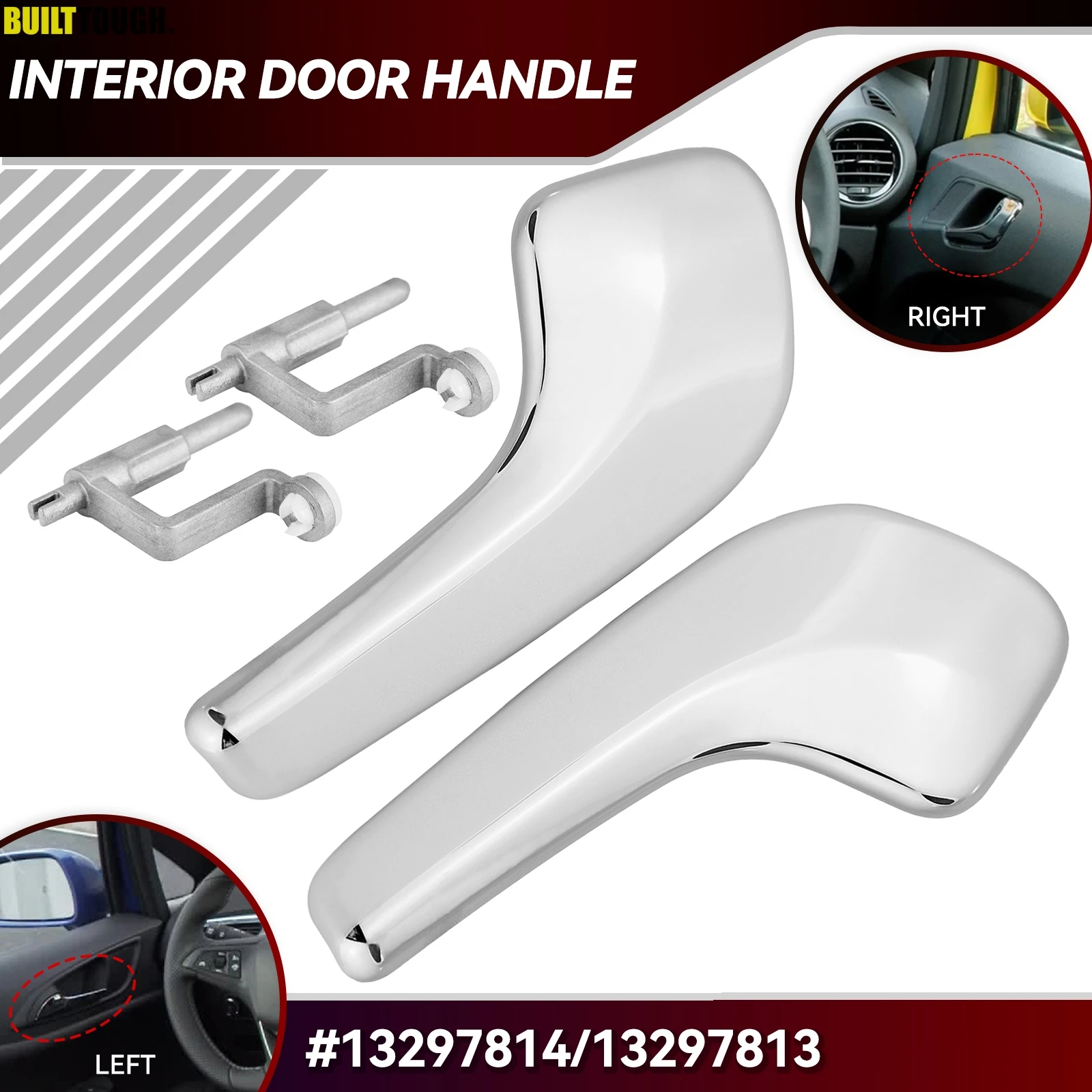 Maneta interior de puerta izquierda/derecha para Opel Corsa D (2006-2014)