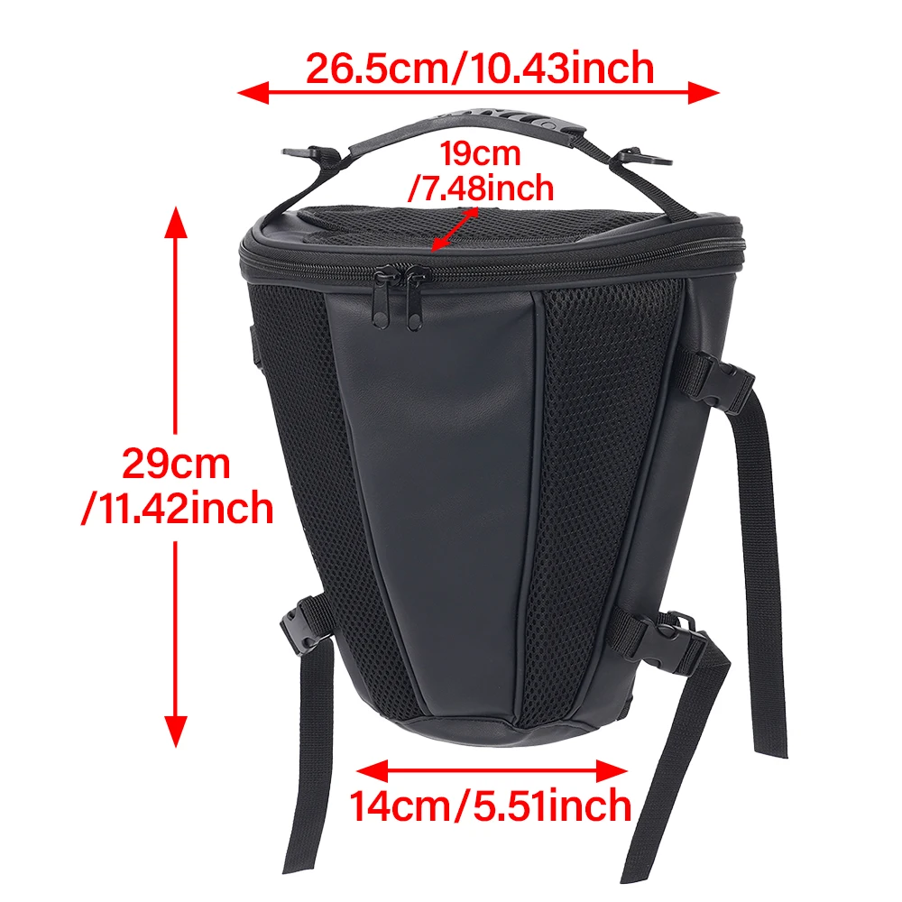 Bolsa trasera gris para moto y bicicleta eléctrica - imagen 3