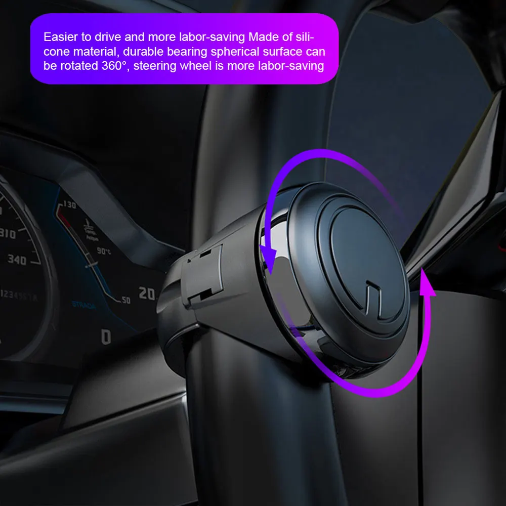 Perilla giratoria universal para volante con rodamiento metálico - imagen 3