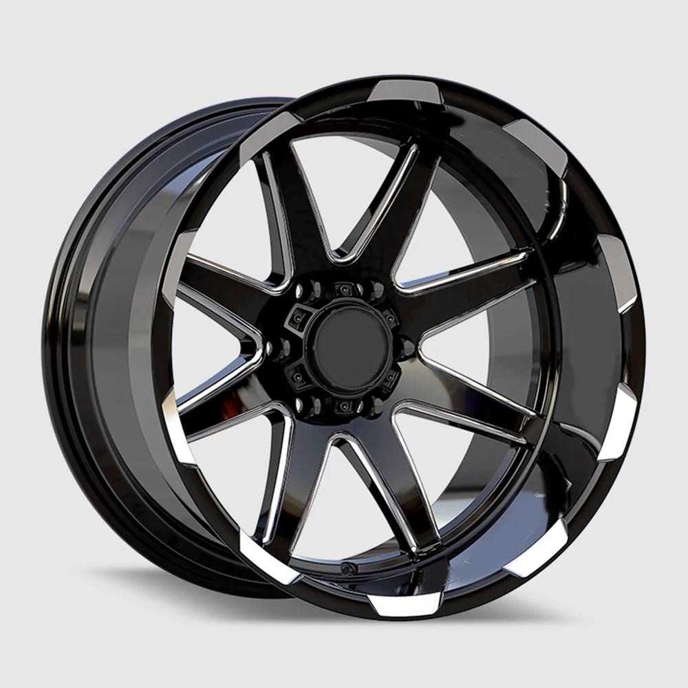 Llantas forjadas 4x4 22x12\" Offset -44 8 radios – Ford Ranger Jeep - imagen 4