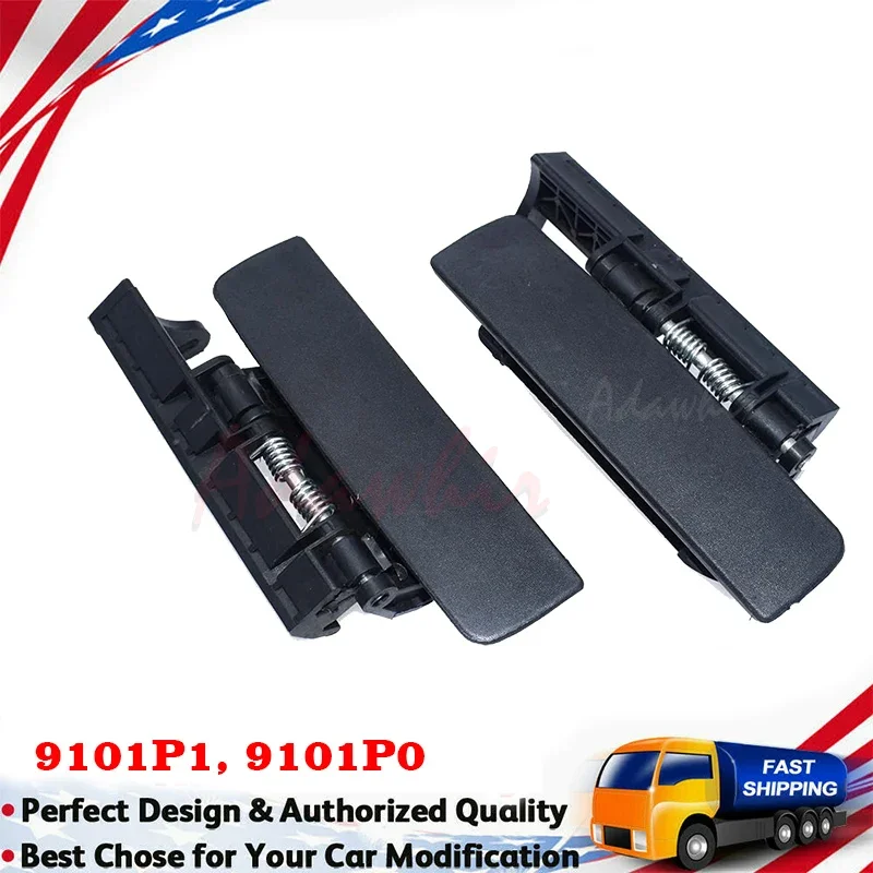 Maneta de puerta delantera negra Peugeot 306 1993-2001 izquierda derecha