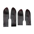4pcs Black-red line