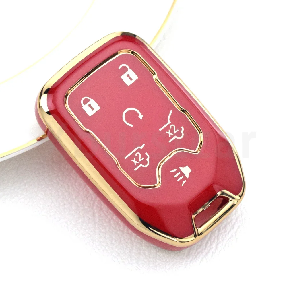 Funda de TPU para llave inteligente Chevrolet y GMC Yukon, Tahoe y Suburban - imagen 4