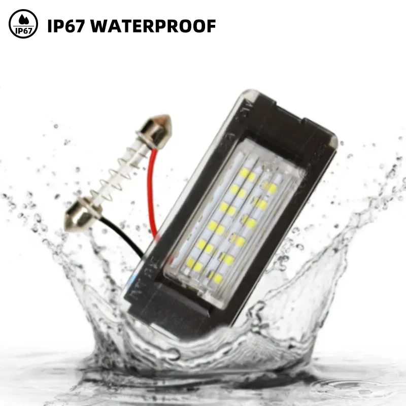 Luz LED de matrícula Mini Cooper R50/R52/R53/R56/R57/R58/R59 - imagen 2
