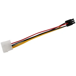 Cable de alimentación PCIe macho 4P a hembra 6P para adaptador