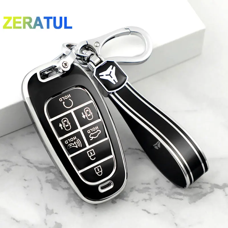 Funda TPU para llave Hyundai Santa Fe, Tucson y NEXO NX4