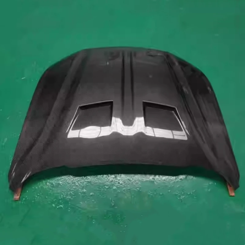 Capó de fibra de carbono auténtica para Ford Mustang 2018-2023