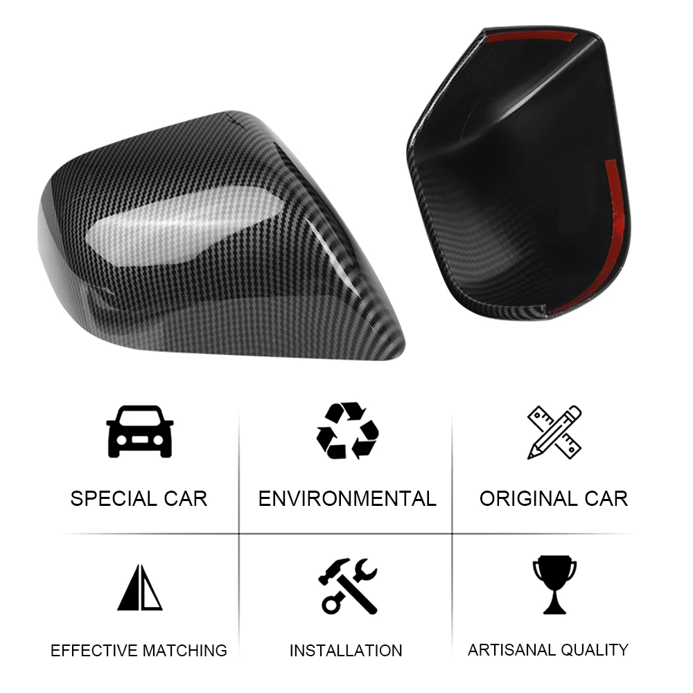 Cubierta espejo retrovisor fibra de carbono Tesla Model 3 2017-2022 - imagen 4