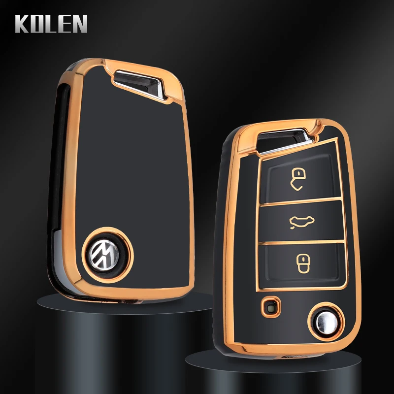 Funda TPU llave coche VW Golf 7, Tiguan, Seat Leon, Skoda Octavia