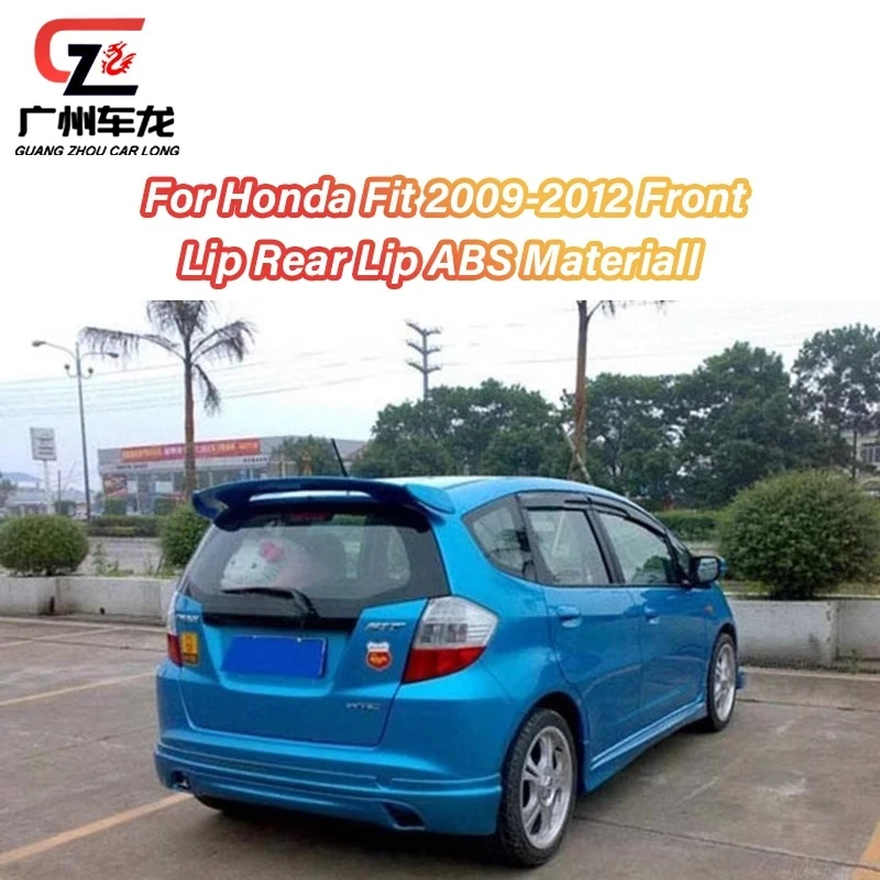 Para Honda Fit 2009-2012 labio delantero labio trasero falda lateral Material ABS salida de fábrica - imagen 2