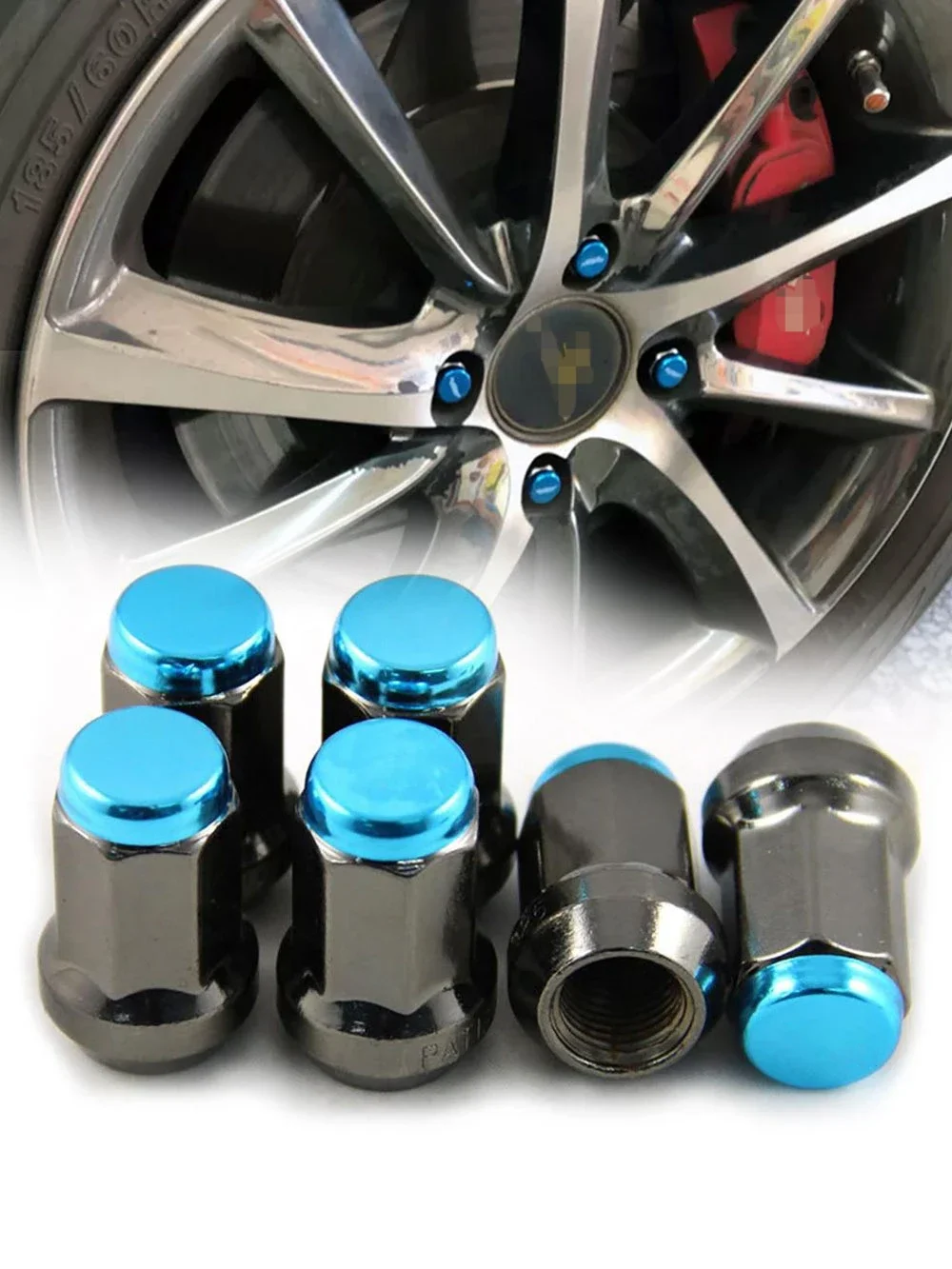 Tuercas de rueda antirrobo en múltiples colores