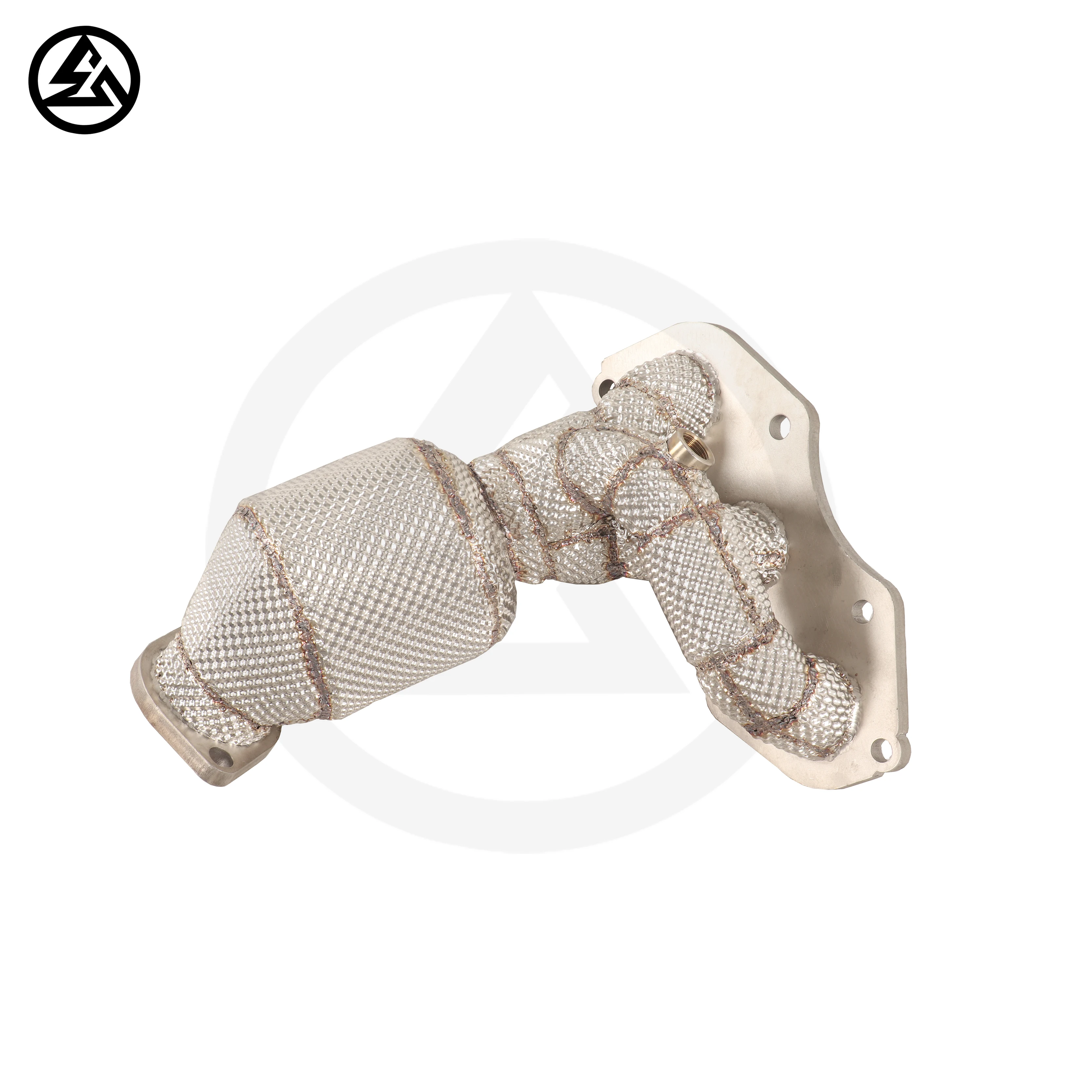 Colectores de cabezales catted de alto flujo de acero inoxidable para escape de cabezales deportivos Lotus Evora 3.5L V6 - imagen 2