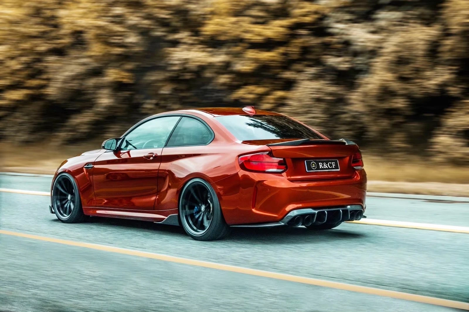 Splitter delantero estilo CS en carbono para BMW M2 Competition - imagen 3
