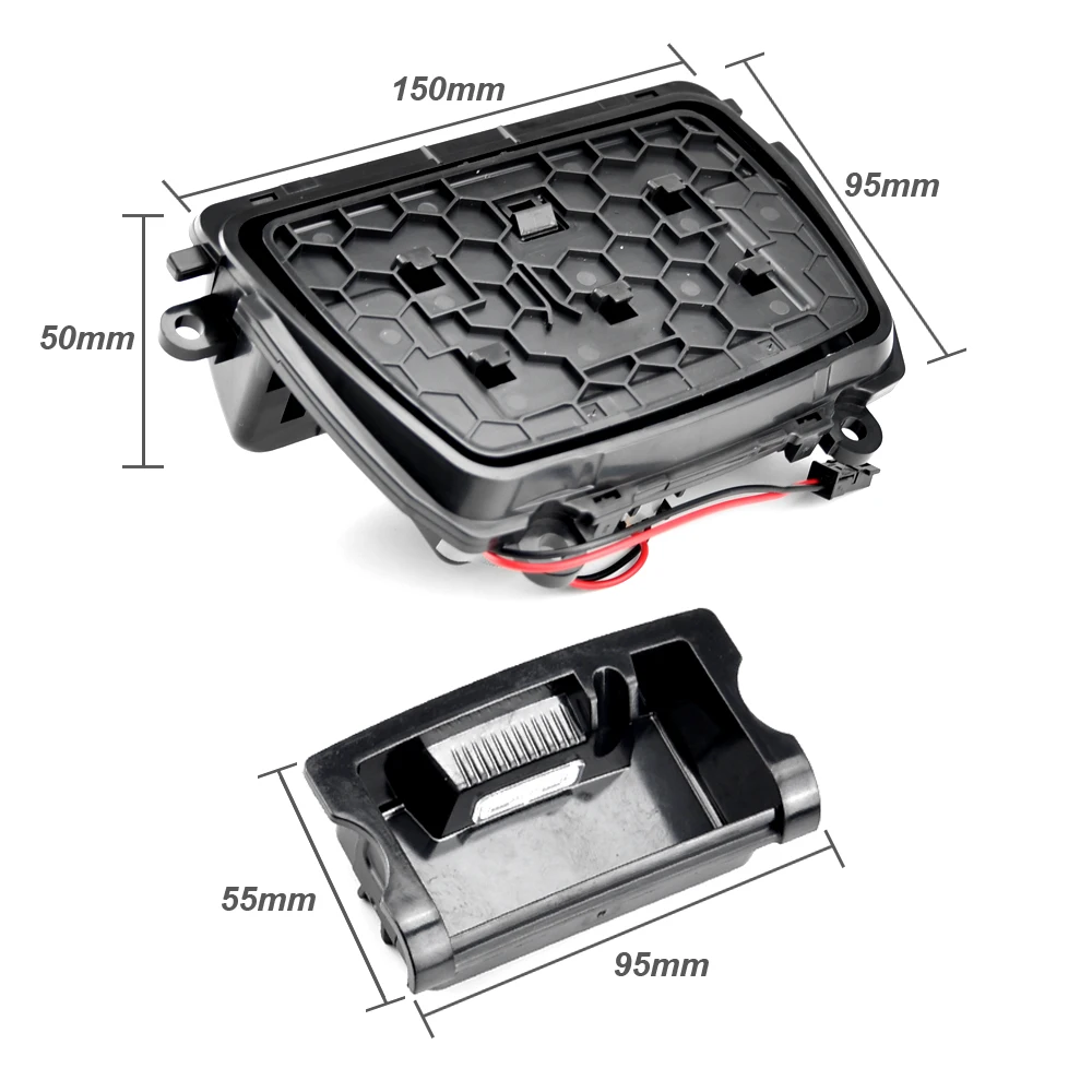 Cenicero de consola central para BMW Serie 5 F10-F18 (2010-2016) - imagen 2
