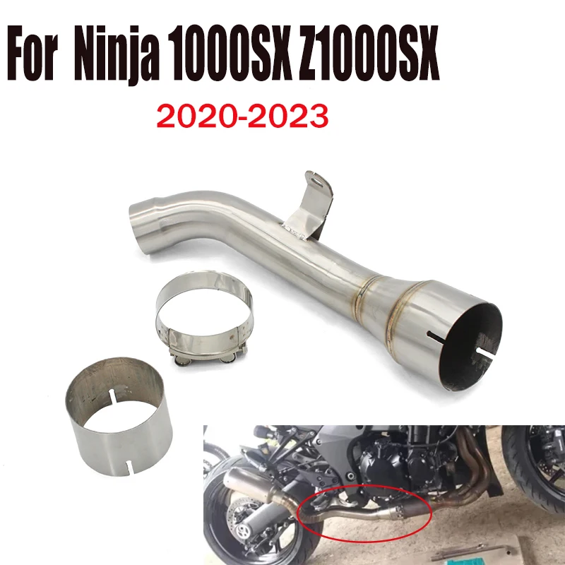 Tubo intermedio de escape Kawasaki Ninja 1000SX 2020-2023