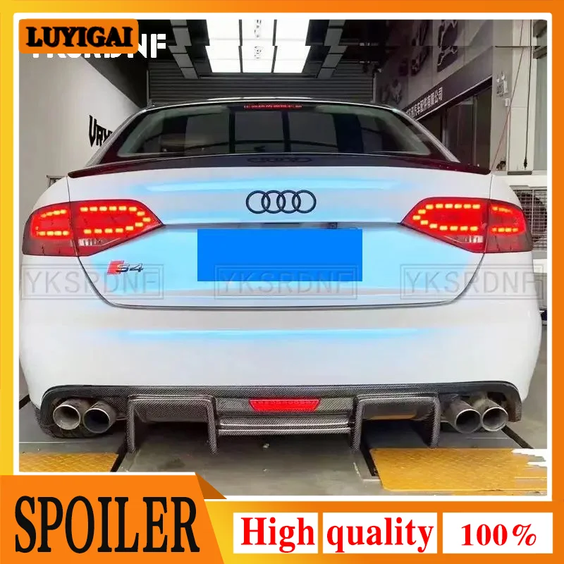 Difusor trasero fibra de carbono Audi A4 B8 S4 deportivo