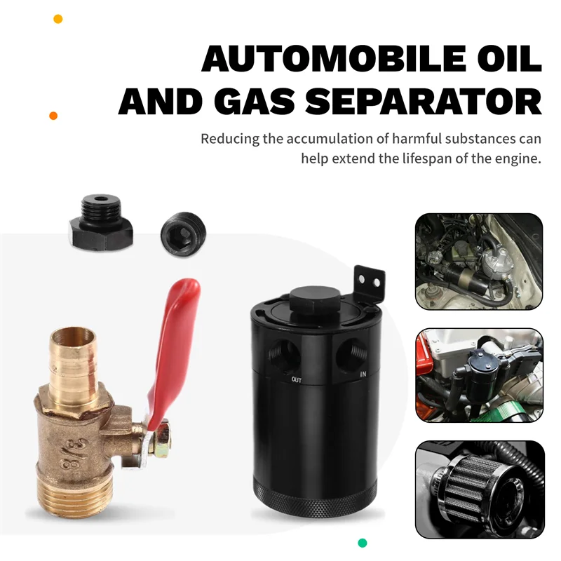 Separador de aceite universal para ventilación de cárter – 2 puertos - imagen 4