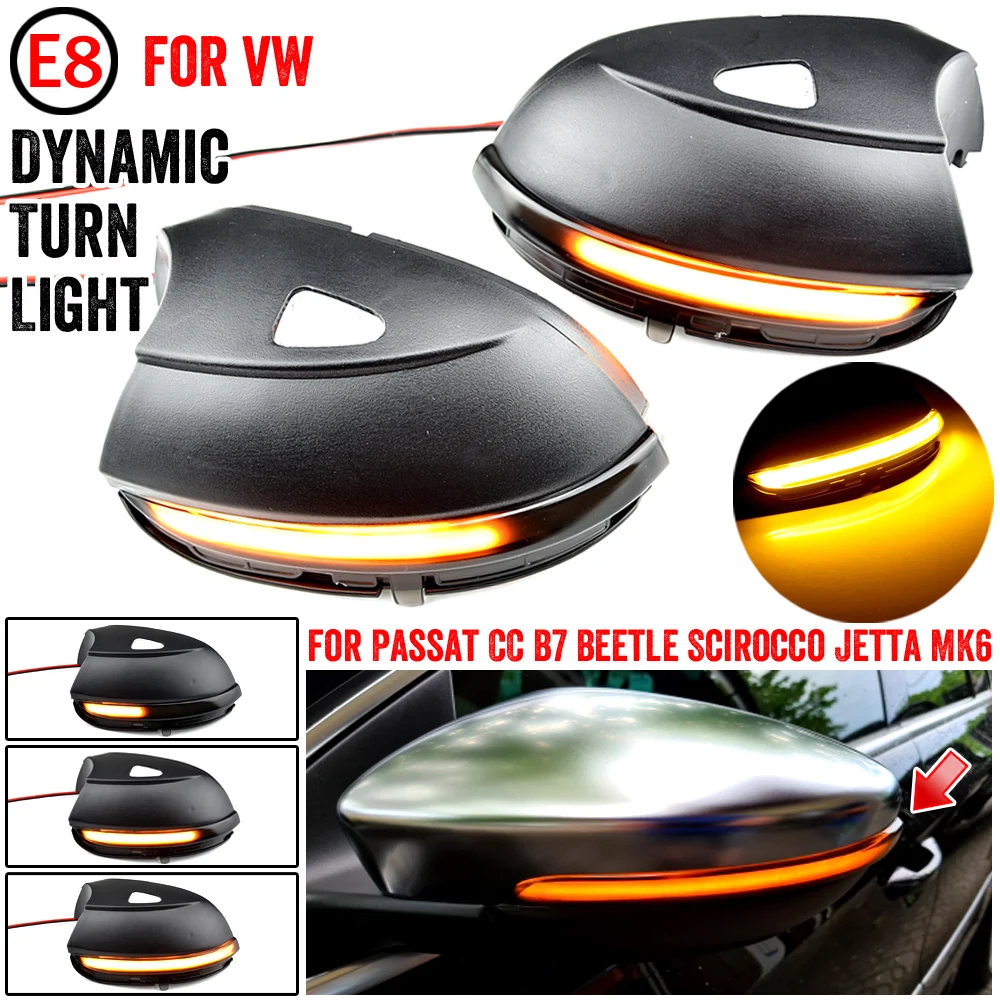 Intermitente dinámico LED para retrovisor VW Passat B7/CC