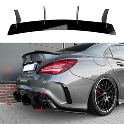 Difusor trasero negro brillante para Mercedes-Benz CLA45 W117 (2016-2018)