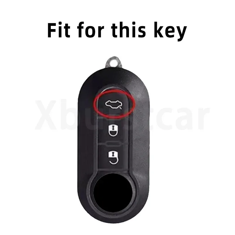 Funda de TPU para llave Fiat 500, Ducato, Punto y Panda - imagen 2