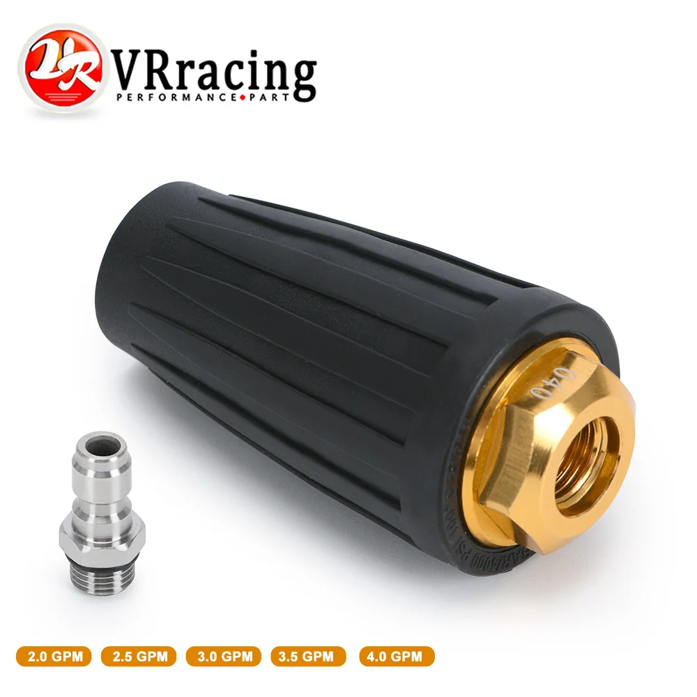 Boquilla turbo 360° lavadora presión 1/4" 4000 PSI – conector rápido