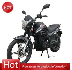 Motocicleta eléctrica deportiva 2000 W con batería de litio 72 V