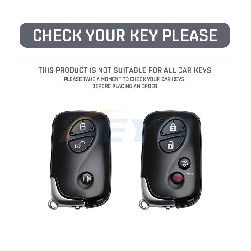 Funda de fibra de carbono para llave de coche Lexus