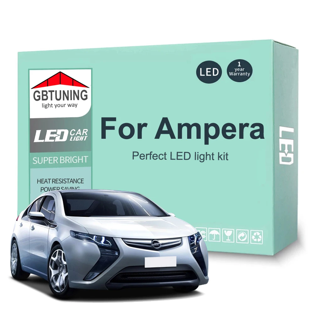 Kit bombillas LED Canbus para luz de lectura Opel Ampera 2011-2016