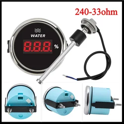Medidor de nivel de agua digital estanco 240-33 ohm para coche yate