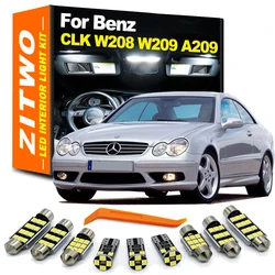 ZITWO Kit de luces interiores LED para Mercedes-Benz CLK W208/W209