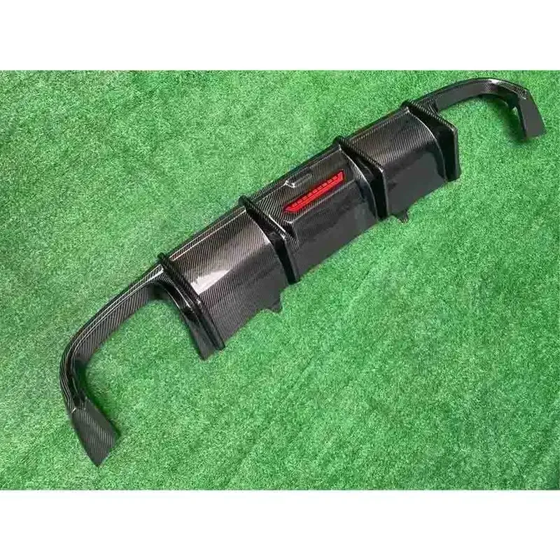 Difusor parachoques trasero fibra de carbono Audi A4 B9 2017-2019 - imagen 2