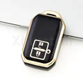 2 button black cover