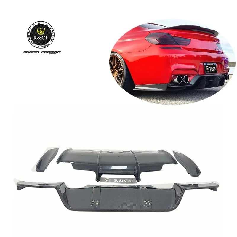 Difusor trasero BMW fibra de carbono M6 F06 F12 F13 2012-2016