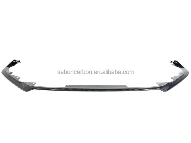 Vista lateral del divisor de alerón delantero para Subaru WRX S4