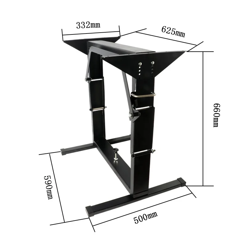 Pata de mesa doble ajustuble para caravana y camping – soporte regulable - imagen 4