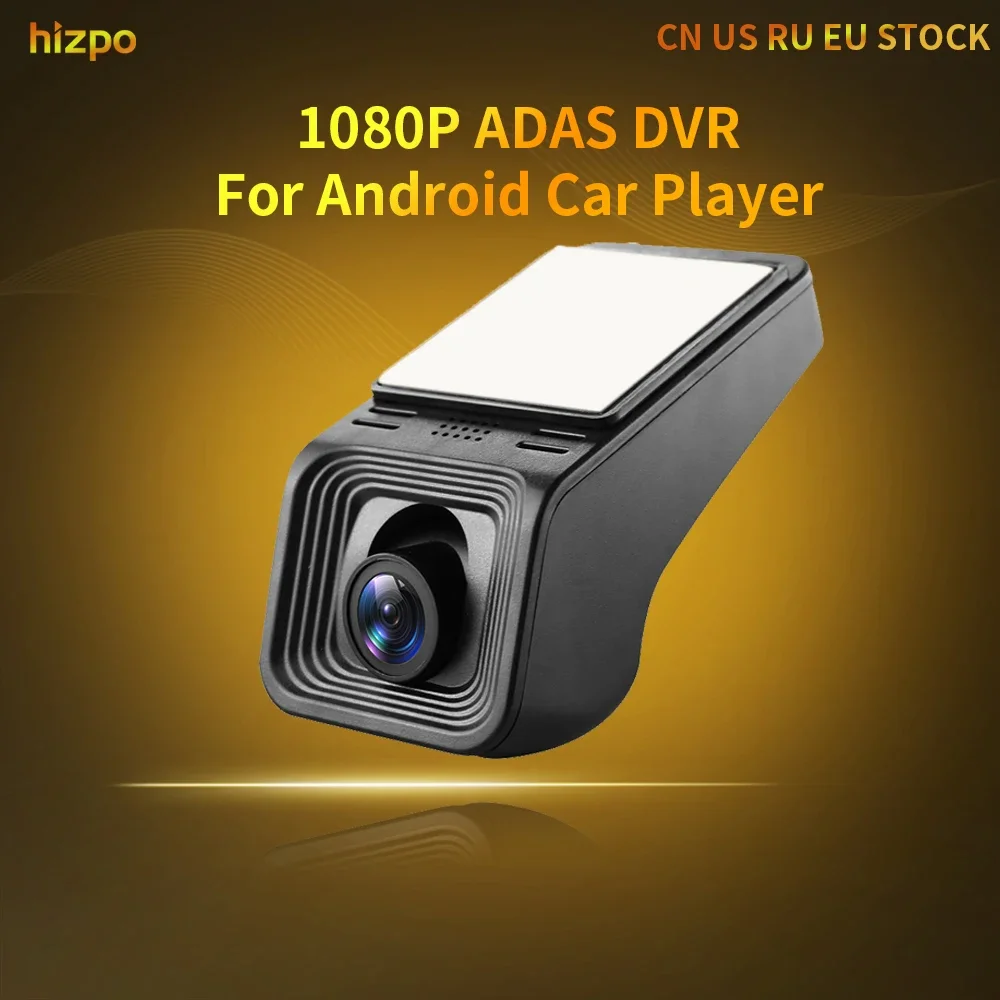 Cámara DVR USB 1080p para coche con ADAS y visión nocturna