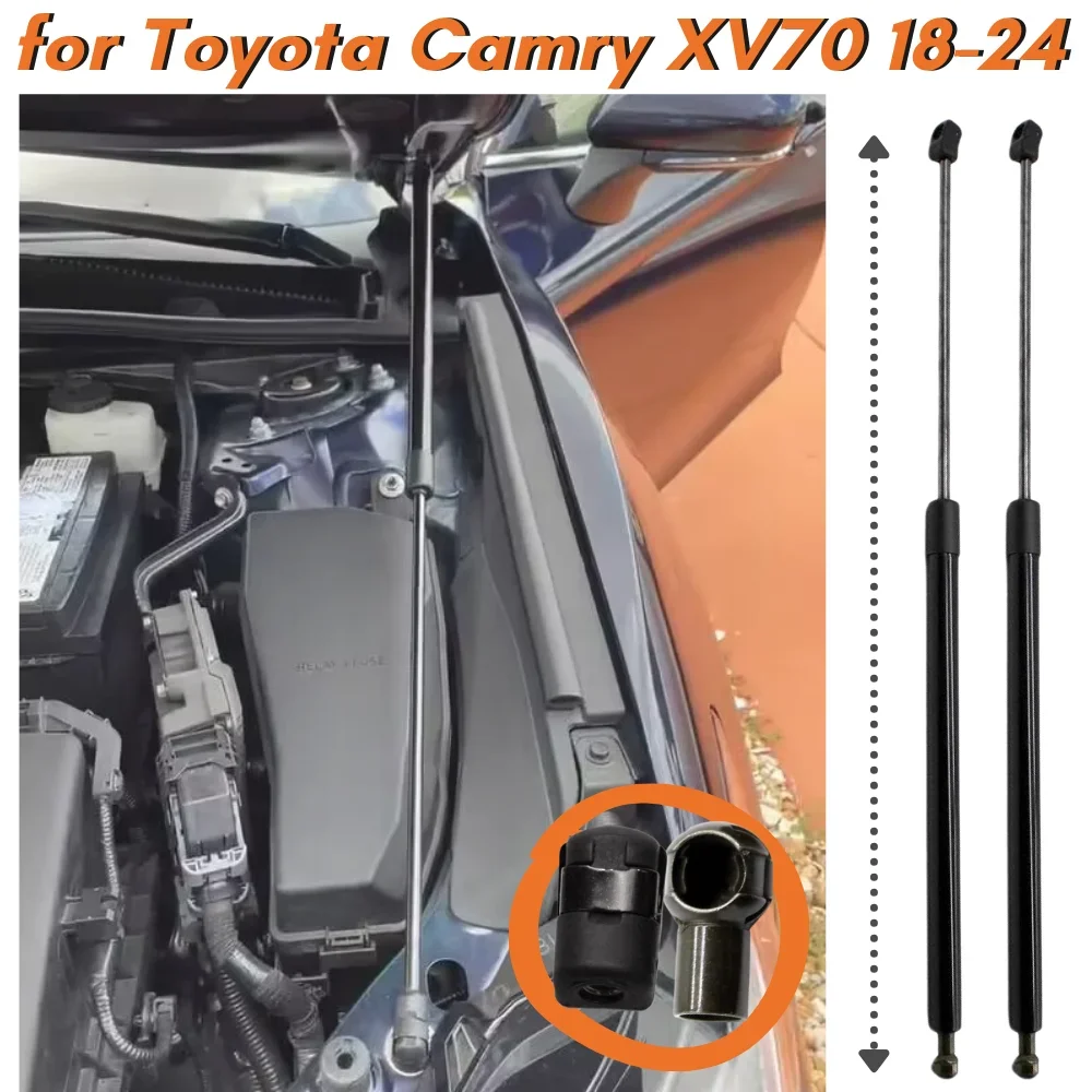 Puntales de capó gas para Toyota Camry XV70 2018-2024