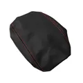 Black with red line