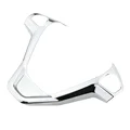 2hole glossy silver