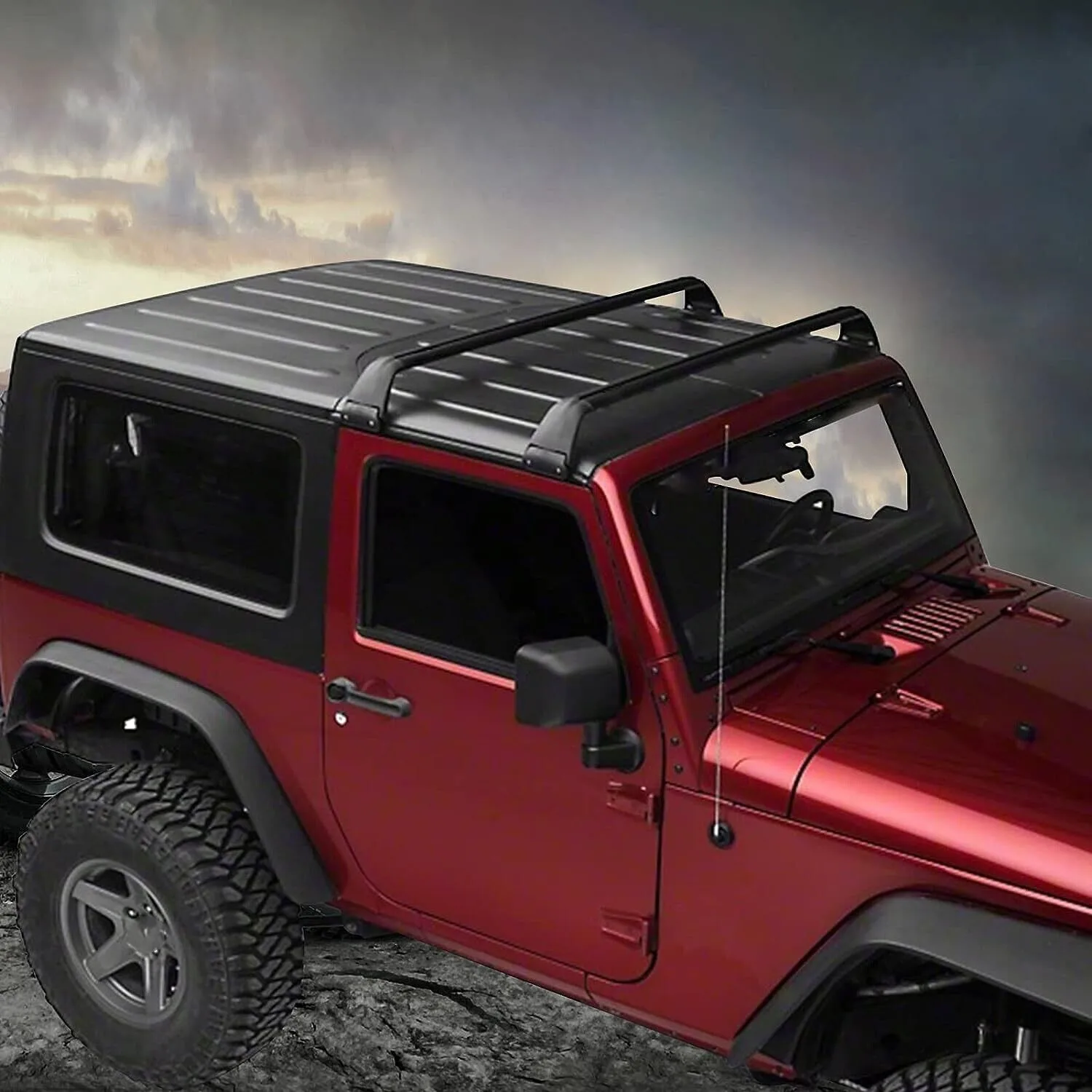Portaequipajes techo aluminio para Jeep Wrangler JK/JL 2007-2022 - imagen 3