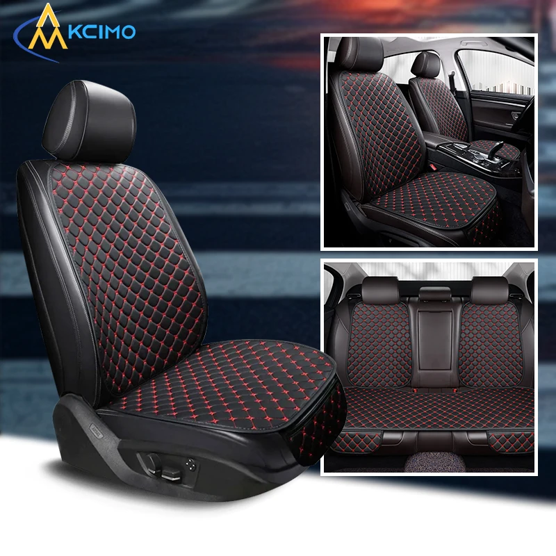 Funda de asiento para coche de cuero PU, impermeable y resistente