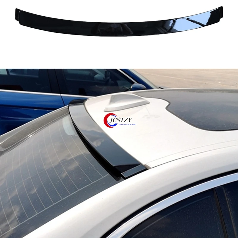 Para BMW F30 F35 F80 320 325 330 ventana trasera techo alerón de coche ala alta calidad ABS Negro carbono accesorios de ajuste estilo