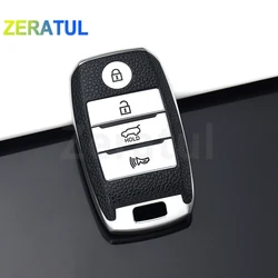 Funda de llave Kia Sportage/Rio/Picanto – Cuero 4 botones