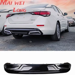 Difusor trasero Nissan Sylphy con luz LED y acabado doble tubo – 2020-2022