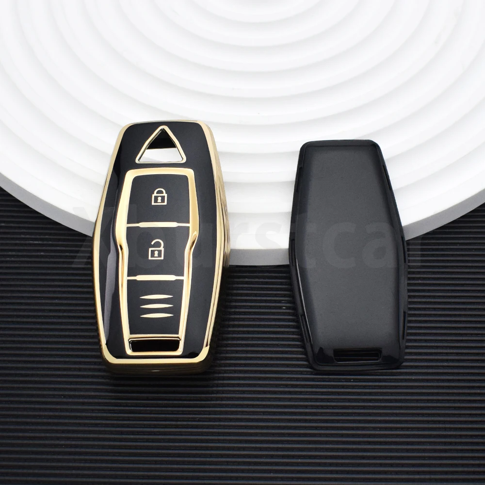 Funda para llave Mitsubishi Outlander 2022-2024 de TPU dorado - imagen 4