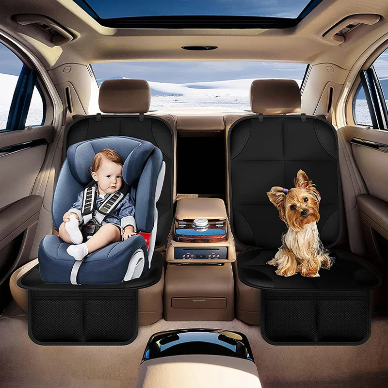 Protector de asiento infantil Tesla Model 3 y Y 2024, cuero PU - imagen 2