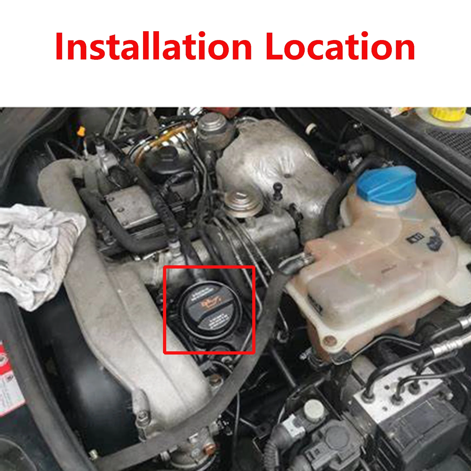 Tapa de llenado de aceite de motor para coche, accesorio para tanque de combustible, para Skoda Fabia Felicia Octavia, Roomster Superb, 06B103485C, 1 unidad - imagen 3