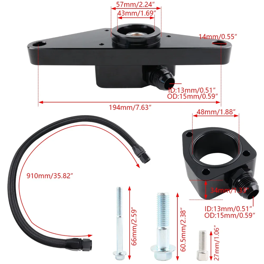 Detalle de los componentes del kit
