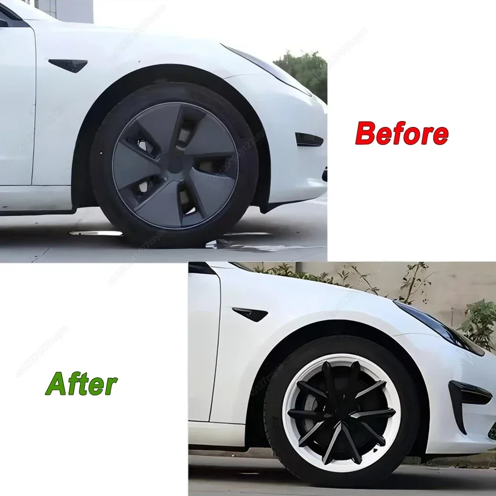 Tapacubos 18" Tesla Model 3 (2017-2023) - Kit completo 4 uds - imagen 2